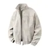 2026 Nueva Chaqueta de Colorante Tie-Dye Mate de Cuello Alto Holgada Vintage para Hombre Tallas Grandes Moda Casual