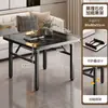 Mesa dobrável, mesa de jantar, mesa baixa simples para uso doméstico para montar barracas, mesa baixa para fast food, mesa quadrada pequena para dormitórios e barracas de rua