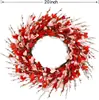 Amazon Transfronterizo Producto Nuevo Multicolor Flor Artificial Tulipán Corona Colgante de Puerta Romántica Corona de Tulipán Rosa