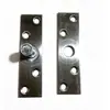 Atacado de Peças Simples de Eixo Superior para Portas de Vidro, Portas de Aço Inoxidável Alargadas de Eixo Longo, Acessórios de Ferragens de Mola de Piso Ajustável