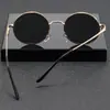 Marco Redondo Pequeño Delgado Gafas de Sol Redondas de Moda Gafas de Sol Retro Espejo de Príncipe Anti-UV Fabricante Gafas al por Mayor
