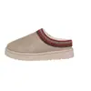 44 pantuflas de algodón extragrandes para mujer, con ribete de encaje, suela gruesa, estilo slip-on, colección invierno 2026, forradas de felpa, pantuflas de punta cerrada