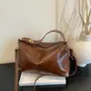 Bolsa de Axila Tendência Nicho Estilo Coreano Modelo Novo 2026 Estilo Preguiçoso Simples Grande Capacidade Texturizada Ombro Transversal Tendência