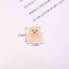 Capa de Celular Estilo Casual, Acessórios de Decoração para Caderno, Patche de Jaqueta de Plumas, Patche Bordado Desenho Animado de Coelho e Urso Fofos