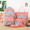 Mochila escolar para mujer estilo Mori con diseño de grafiti personalizado, combinable, de gran capacidad, para estudiantes de secundaria, preparatoria y primaria.