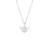 Elegante Collar de Corazón Palpitante con Alas de Ángel para Mujer, Lujo Ligero, Gama Alta, Versátil, Exquisito, Estilo Celebridad de Internet, Cadena para Clavícula de Acero de Titanio