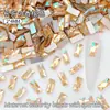 2*4mm Retangular Manicure Colorido Fundo Plano Formato Especial Decoração de Manicure Material para Unha Usável Diamante de Manicure Xiaohongshu