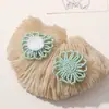 Estilo Fresco de Verano Color Mori Combinación de Colores Perla Flor Margarita Clip Lateral DIY Pendientes Zapatos con Agujero Zapatos de Gelatina Zapatos Accesorios de Flor