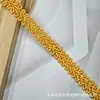 Encaje de Espiga Tejido de Alta Densidad de 1 cm en Stock del Fabricante para Manualidades y Ropa Decorativa Hecha a Mano Venta al por Mayor