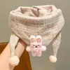Bufanda para Niños Otoño e Invierno Nueva Bufanda para el Cuello para Niños y Niñas a Prueba de Frío y Cálida Bufanda para el Cuello Estilo Coreano Bebé Bufanda Triangular Cortavientos