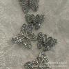 Horquilla de aleación hueca con forma de mariposa de diamante engrosada tridimensional hecha a mano DIY con diseño periférico de tiro Gumei estilo japonés