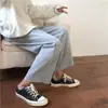 Pantalones de pierna ancha con caída para primavera y otoño para hombre, cintura alta, rectos, de caída, para jóvenes, holgados, combinan con todo, pantalones deportivos cec casuales