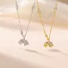 Collar Yiluyin S925 Plata de Ley Chapado en Oro de Lirio del Valle, Diseño Fresco y Único, Exquisito y Versátil, Cadena de Conjunto de Gama Alta
