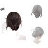 Anel de cabelo com penas de galinha Marubeni, cabeça alta, clipe de agarrar, cabeça de botão de flor, artefato, cabeça traseira, estrela, mesma peruca, bolsa de cabelo