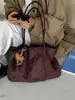 Bolso tote de gamuza para mujer 2026 nuevo modelo nicho retro diario para ir al trabajo bolso de hombro de gran capacidad bolso de mano