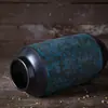 Jingdezhen Creativo Moderno Cerámica Manchada Florero Artesanía para el Hogar Florero para Flores Secas Florero de Cerámica para Encimera