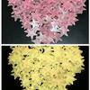 Pegatinas de Pared Luminosas de Estrella de 3 cm y Luna de 8 cm Pegatinas Fluorescentes Brillantes Tridimensionales para Decoración de Habitación Infantil Pegatinas Luminosas Transfronterizas para Refrigerador