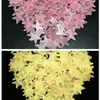 Adesivos de Parede de Estrela Luminosa Tridimensional para Decoração de Estudo e Quarto, Adesivos de Estrela Fluorescente de Cinco Pontas para Teto de Casa