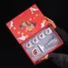 Nuevo y Creativo Juego de Té Cerámico Kung Fu con Gaiwan y Tazas de Té, Juego de Preparación de Té Estilo Chino, Regalo de Año Nuevo Empresarial del Año del Caballo