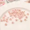 Colgante de correa de resina con flores mini, materiales para joyería DIY hechos a mano con cuentas para hacer pulseras, collares y accesorios colgantes