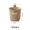 Bolsa colgante de pared para cama de dormitorio, mini bolsa pequeña de arpillera para litera superior, mesita de noche, cabecero, teléfono o bolsa de almacenamiento detrás de la puerta