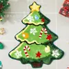 Venda Quente Transfronteiriça Série de Natal Fofa Decoração Tapete de Chão Espesso Quarto Sala de Estar Lateral da Cama Cobertor Resistente a Manchas e Antiderrapante Atacado