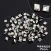 Zircônia Geométrica Irregular Banhada Diamantes de Zircônia com Fundo Plano Multifacetados Super Brilhantes Diamantes para Nail Art DIY Cristal Sintético Zircônia