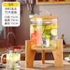 Botella de Vidrio Resistente al Calor de Alto Borosilicato para Elaboración de Vino de Ciruela Verde con Grifo Recipiente para Elaboración de Vino Recipiente Sellado para Elaboración de Vino de Uva Bebida de Cola