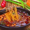 Pó picante e azedo Chencun Chongqing, barril não frito, sem cozimento, fermentação, vermicelli de batata doce, macarrão de arroz, macarrão instantâneo para lanche da meia-noite