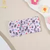 Novos Acessórios de Cabelo Infantis Transfronteiriços, Faixa de Cabeça com Flor e Laço para Proteção da Cabeça de Bebê, Faixa de Cabeça Elástica de Nylon para Bebês Atacado