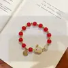 Novo Estilo Chinês Gato Pulseira de Jade Branco Retrô Lótus Cultural Brincadeira Contas Budistas Enrolar Dedo Macio Masculino Feminino Pulseira Fornecimento Direto da Fábrica Atacado
