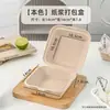 Caja Desechable Biodegradable para Pastel de Año Nuevo, Caja de Embalaje de Pulpa de Papel, Lonchera, Caja de Embalaje con Personaje de Bendición, Al Por Mayor de Grado Alimenticio
