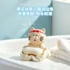 Creativo jabonera con forma de gato con escurridor para baño del hogar, linda y de alta gama, estante de almacenamiento de jabón sin acumulación de agua