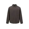 UTiiTUii Primavera Nuevo Simple Retro Estilo Old Money Camisa de Manga Larga Casual Versátil Holgada para Hombre 101