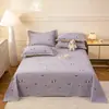 Sábana de Cama de Algodón 100% Clase A Algodón de Xinjiang Engrosada Cepillada Estampado Floral Funda Nórdica de Algodón Individual Doble Persona Cuatro Estaciones Uso en el Hogar