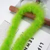 Tira de plumas planas de color directo de fábrica Tira de lana de pavo materiales de decoración manualidades regalo de Navidad DIY