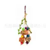Brinquedos para Papagaios, Brinquedos para Pássaros, Frutas Coloridas, Carambola, Espigas de Milho, Madeira de Manga, Brinquedos de Mastigar para Aliviar o Tédio, Transfronteiriço