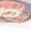CDD amor de aba larga pulseira mais vendida pulseira em forma de coração fábrica direta feminina pulseira coreana simples pulseira popular feminina