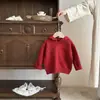 Ropa para Bebé Otoño e Invierno Conjunto de Suéter para Niña Engrosado Finales de Otoño Bebé de un Año Moda de Invierno Conjunto de Tres Piezas