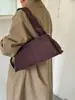 Bolso Tote Modelo Nuevo 2026 con Diseño Texturizado, Bolso de Hombro Único de Gran Capacidad, Bolso de Gamuza para Viajes Diarios para Mujer, Moderno y Versátil