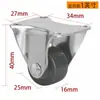 Yi Deli Rueda giratoria de freno universal direccional PU poliuretano 1 pulgada 1.5 pulgadas 2 pulgadas 20-72