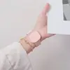 Reloj Cuadrado Estilo Minimalista, Sencillo y Elegante, Adecuado para Estudiantes de Secundaria y Preparatoria, Esfera Grande, Reloj de Cuarzo Casual