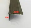 Tira de Acabado para Piso de Madera de Aleación de Aluminio Engrosada en Forma de 7 y L Tira Antideslizante para Escaleras Protector de Esquina en Ángulo Recto para Entrada de Alfombra