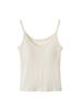 Baishiwang chaleco de tirantes de color sólido con almohadilla en el pecho Otoño Nuevo estilo coreano ropa exterior top sin mangas para mujer