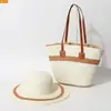 Bolsas Tejidas de Paja Son Modelos Nuevos de Alta Venta, Sombreros de Paja de Gran Capacidad con Protección Solar, Bolsas Tejidas Hechas a Mano para la Playa, Directo del Fabricante