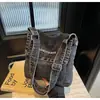 Bolso de Mezclilla Vintage, Nuevo Estilo Coreano Otoño/Invierno Moda Casual Bolso de Hombro Simple, Bolso Cruzado Estilo Universitario de Gran Capacidad