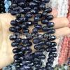 Gota de agua cuentas sueltas superficie de corte ágata agujero horizontal cuentas de gota de agua pulsera DIY collar accesorios de joyería productos semiacabados venta al por mayor