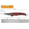 Cuchillo de Injerto para Árboles Frutales de Alta Dureza, Cuchillo Forjado a Mano de Acero Inoxidable, Cuchillo para Cortar Flores y Yemas, Herramienta de Poda e Injerto de Jardín