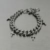 Pulsera de Moda para Hombre de Estilo Coreano Hiphop Acero de Titanio Pulsera Hip-Hop para Pareja para Mujer Simple Elegante Estilo Frío Joyería de Mano