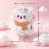 Novo Pingente de Ovelhinha Pelúcia Cabelo Cacheado, Chaveiro Boneca Menina Macio e Fofo, Acessórios de Decoração para Bolsa Atacado